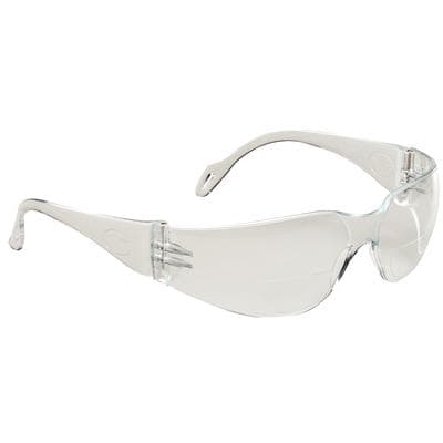 Palmero Cool Wraps Bifocal Safety Eyewear, 1.0 Diopter, Clear Frame/Clear Lens, ANSI Z87.1, 3730A thumbnail 15