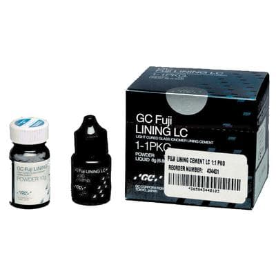 GC Fuji Lining LC Light-Cured Glass Ionomer Liner/Base, 1:1 Intro Package (10 g Powder, 6.8 ml Liquid, Mixing Pad & Spatula), 000021 thumbnail 22