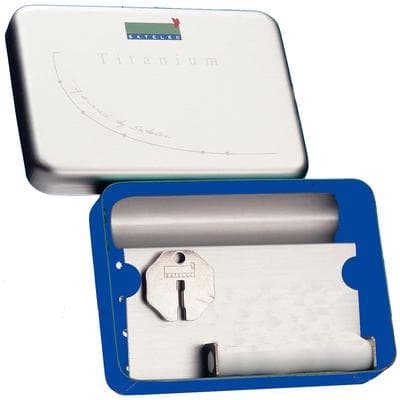 Satelec Autoclavable Metal Box for Tips, Blue with Titanium Top thumbnail 3