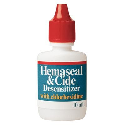 Hemaseal & Cide Desensitizer with 4% Chlorhexidine, Glutaraldehyde-Free, 10 mL Bottle, 170 thumbnail 14