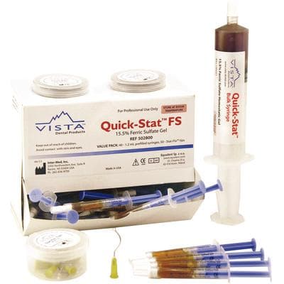 Quick-Stat FS Hemostatic Gel, 20% Ferric Sulfate, Standard Syringe Kit, 1.2 ml, 4/Pk, 502804 thumbnail 15