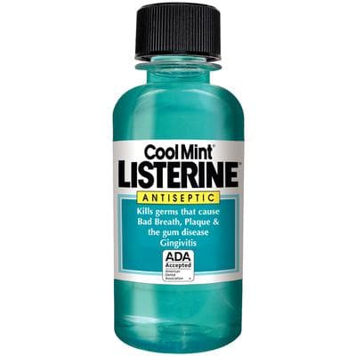 Listerine Antiseptic Mouthwash, Cool Mint, 3.2 oz Bottle, 24/Case thumbnail 7