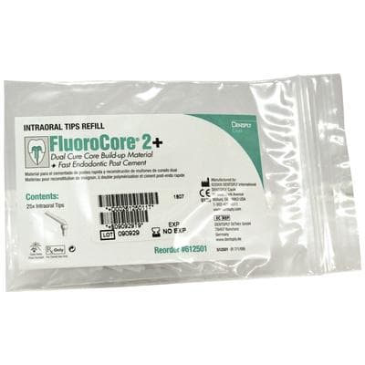FluoroCore 2+ Intraoral Mixing Tips Refill, Clear, 25/Pkg, 612501 thumbnail 16