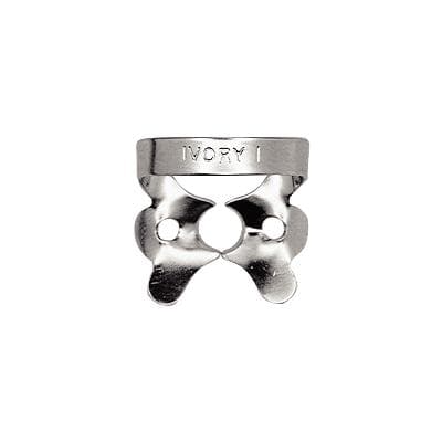 Ivory Rubber Dam Clamp #1, Winged, Stainless Steel, Bicuspid, 1/Pk, 50057306 thumbnail 12