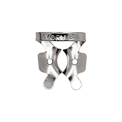 Ivory Rubber Dam Clamp #8, Winged, Stainless Steel, Regular Molar, 1/Pk, 50057334 thumbnail 12