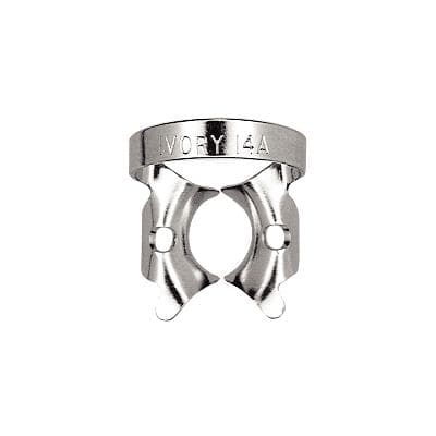 Ivory Rubber Dam Clamp #14A, Winged, Stainless Steel, 1/Pk, 50057356 thumbnail 13