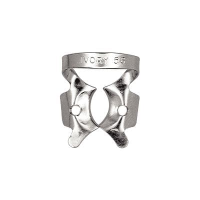 Ivory Rubber Dam Clamp #56, Winged, Stainless Steel, for Large Molars, 1 Each, 50057374 thumbnail 11