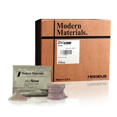 Kulzer StatStone Model Stone, Type III, Pink, 120g Preweighed Pouches, 24/Box, 50046865 thumbnail 10
