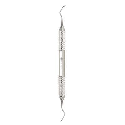 J&J Instruments Silk Columbia Curette #4R/4L, Double-End, 9.5mm Handle, Stainless Steel, 95-741 thumbnail 5