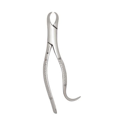 J&J Instruments #16S Pedodontic Universal Extracting Forceps, Lower 1st and 2nd Molars, Hook Handle, Stainless Steel, 1 Each (06-165 / 05-165) thumbnail 4