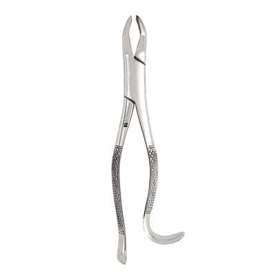 J&J Instruments Extracting Forceps #10H, Universal, Hook Handle, Stainless Steel, 1/Pkg thumbnail 3