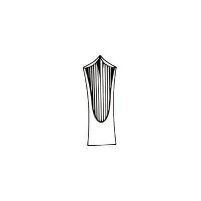 J&J Instruments #73 English Pattern Extracting Forceps, Lower Molar, Stainless Steel, 1 Each (05-730) thumbnail 5