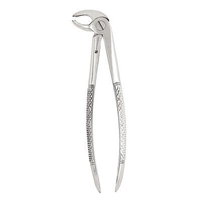 J&J Instruments #MD4 Mead Extracting Forceps, Universal, Lower 1st, 2nd & 3rd Molar, Stainless Steel, 1 Each (06-324) thumbnail 4