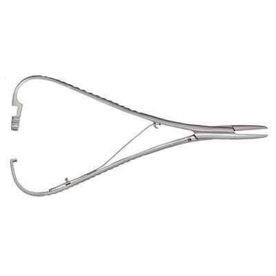 J&J Instruments Mathieu Needle Holder, 5.5", Serrated, Carbide Tip, 25-7650 thumbnail 5