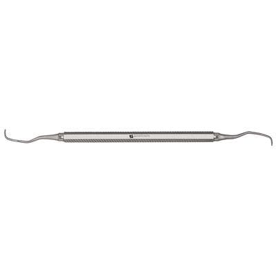 J&J Instruments Gracey Curette #13/14, Standard Handle, Double End, Hexagonal, Straight Taper, 11-695 thumbnail 4