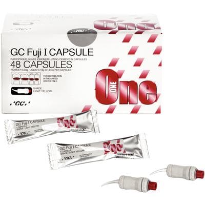 GC Fuji I Glass Ionomer Luting Cement Capsules, Light Yellow, 48/Box, 425095 thumbnail 20