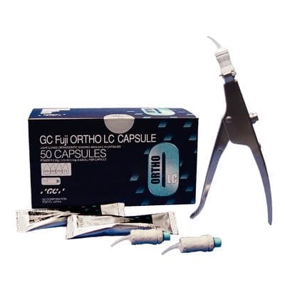 GC Fuji Ortho LC Light-Cure Resin-Reinforced Glass Ionomer Orthodontic Cement, Capsule Starter Kit, 50 Capsules, 439451 thumbnail 13