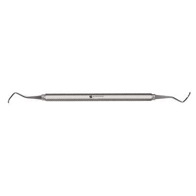 J&J Instruments Sickle Scaler #204S, Double End, Standard Octagonal Handle, Stainless Steel, 1/Pkg thumbnail 4