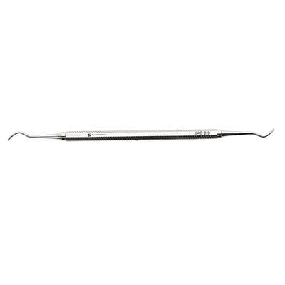 J&J Instruments #2/3 Jacquette Sickle Scaler, Double End, Standard Octagonal Handle, Stainless Steel, 1/Pkg, 11-605 thumbnail 4