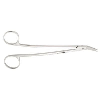 J&J Instruments Dean Surgical Scissors, 7" Angled, Serrated, 1 Serrated Blade, Stainless Steel, 1/Pkg, 12-100 thumbnail 8
