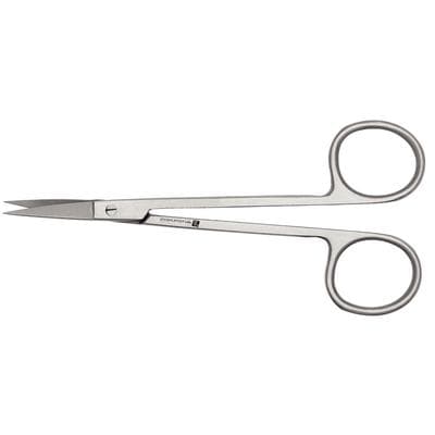 J&J Instruments Iris Scissors, 4.5" Straight, Stainless Steel, 22-1500 thumbnail 8
