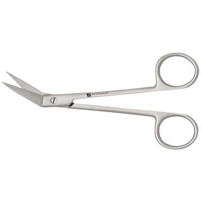 J&J Instruments Wagner Surgical Scissors, 4.75" Angled, Smooth Blade, Sharp Point, Stainless Steel, 1 Each (12-306) thumbnail 4