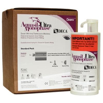 Aquasil Ultra DECA Smart Wetting VPS Impression Material, Cartridge Refill, Monophase, Regular Set, Purple, 2 x 380 ml, 678782 thumbnail 9