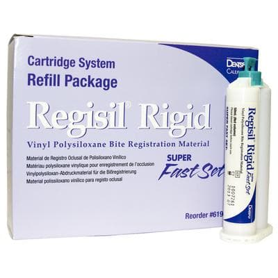 Regisil Rigid VPS Bite Registration Material, Super Fast Set, 50 mL Cartridge Refill, Purple, 4/Box, 619425 thumbnail 10