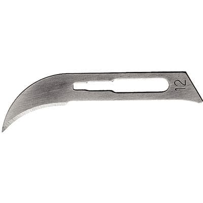 Hu-Friedy Carbon Steel Sterile Scalpel Blades, #12, Single-Use, 100/Box, 10-255-12 thumbnail 13