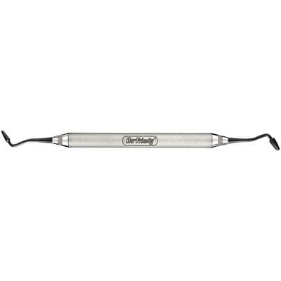 Hu-Friedy Satin Steel XTS Freedman Large Contact Forming Composite Instrument, #6S Smooth Satin Steel Handle, Double End, TNFCIL thumbnail 13