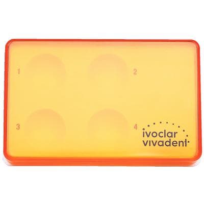 Ivoclar Vivadent Vivapad Reusable Plastic Mixing Well with Light-Protective Orange Cover, 4 Wells, 1/Pk, 533648 thumbnail 12