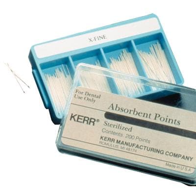 Kerr Endodontics Absorbent Paper Points, X-Fine, Bulk Box of 200, #13966 thumbnail 10