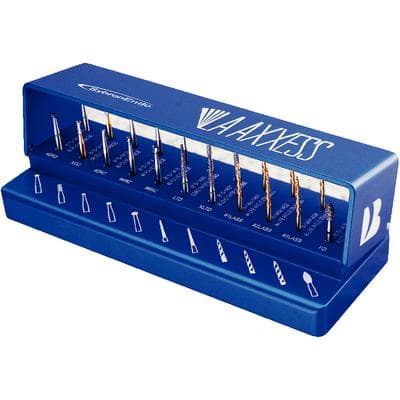 LA Axxess Endo Bur Kit, Complete Set with Diamond and Carbide Burs, Line Angle Instruments, 815-1400 thumbnail 9