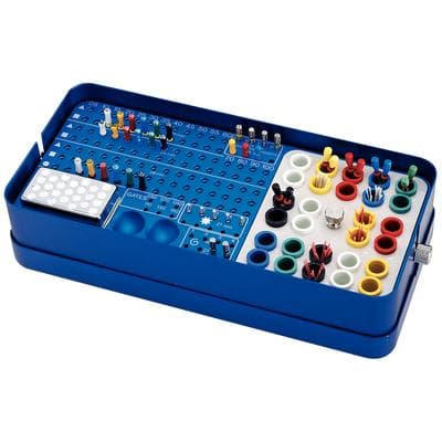Dentsply Sirona Maillefer Split Kit Endo Organizer, Anodized Aluminum, 139 Instrument Holes, 28 Vials, 216 mm x 102 mm x 50 mm, 1/Pkg, 671996 thumbnail 5