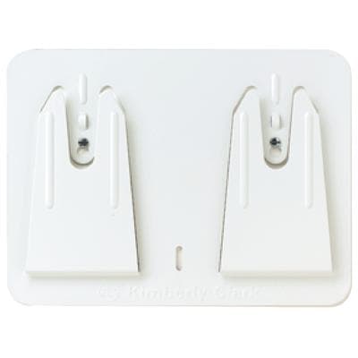 Access® Wall Mount Wiper Dispenser, White, 8" W x 10.8" H x 0.65" D, 1/Pkg - Access® Wall Mount Wiper Dispenser – 10-3/4" x 8" x 0.63" White - Access® Wall Mount Wiper Dispenser – 10-3/4" x 8" x 0.63" White - Image 1