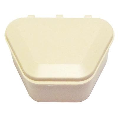 Keystone Denture Storage Boxes, French Vanilla, 1-3/4" Deep, 12/Box thumbnail 2