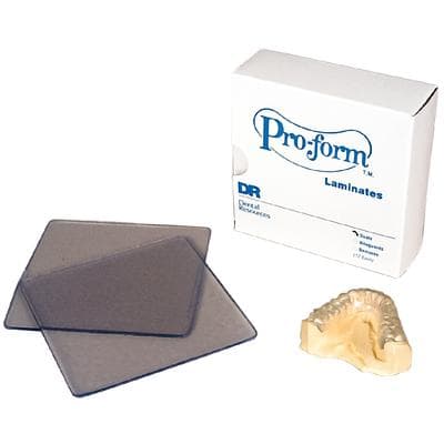 Pro-Form Dual Laminate E-Gasket Mouthguard Material, Clear, 0.080" (2 mm), 5" x 5" Sheets, 12/Pk, 9604700 thumbnail 8
