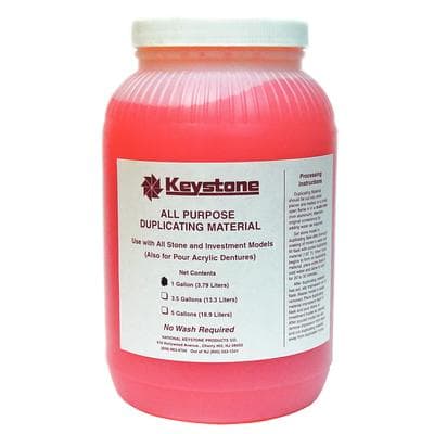 Keystone Key-Dup All-Purpose Duplicating Material, Reversible, 1 Gallon Bottle thumbnail 4
