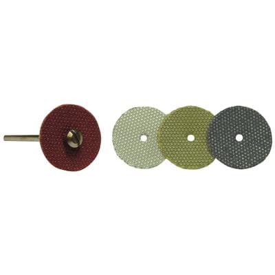 Keystone Flexis Diamond Disc Assortment, Coarse/Medium/Fine/X-Fine, 8 Discs with 1 Mandrel thumbnail 3