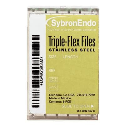 Kerr Triple-Flex Stainless Steel Endodontic Files, Size #08 (Gray), 21 mm, 6/Pack, 25927 thumbnail 13