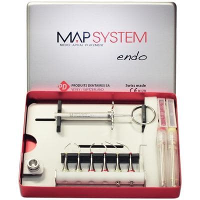 MAP Universal Complete Endodontic Kit - Micro Apical Placement System with NiTi Memory Shape Needles, Stainless Steel Syringe, Cleaning Instruments & Sterilizable Case thumbnail 14