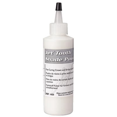 Jet Tooth Shade Self-Curing Acrylic Resin Powder, Shade A4 (87), 4 oz Bottle thumbnail 2