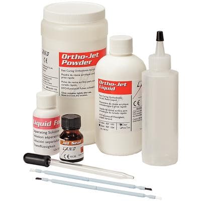 Ortho-Jet Self-Curing Acrylic Resin, Standard Package, Clear, 1/Pk, 1334-CLR thumbnail 3