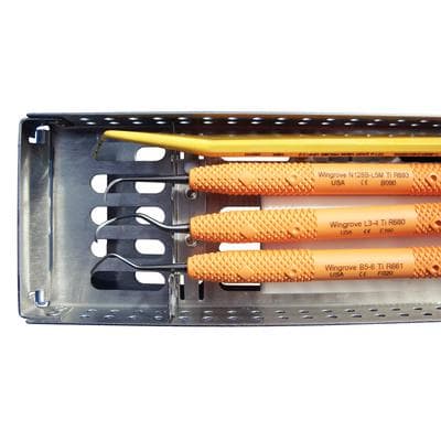 Wingrove Titanium Implant Scaler Go-To Set, R900 (3 Scalers, EasyView Probe, Sharpening Stone, Flip-Top Cassette) thumbnail 10