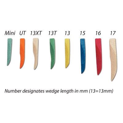 Premier Sycamore Wood Wedges, Mini, Light Blue, 400/Pk, 9061109 thumbnail 23