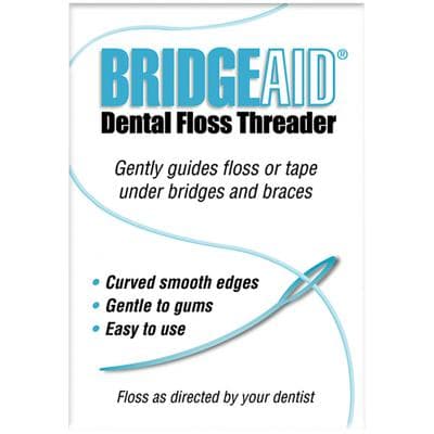 Floss Aid BridgeAid Dental Floss Threaders, Extra-Thin, Precision-Molded, 1000/Box (100 Envelopes of 10), TDPS thumbnail 7