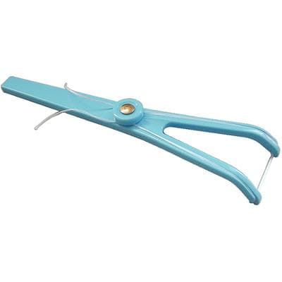 FlossAid Dental Floss Holder, Angled Head, Long Handle, Reusable, 18/Box, FADFHW thumbnail 5