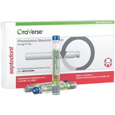 OraVerse (Phentolamine Mesylate) Local Anesthesia Reversal Agent, 1.7 mL Cartridges, 10/Box, 99210 thumbnail 15