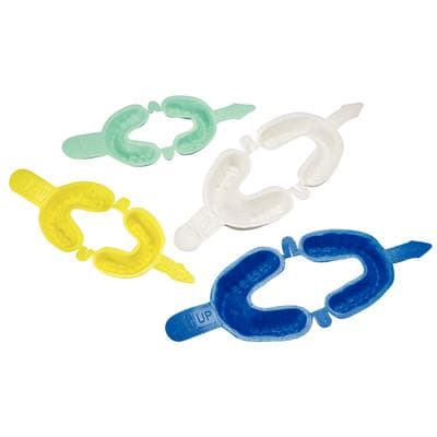 NUPRO® Dual-Arch Hinged Fluoride Tray, Small, Yellow, 50/Pkg, 130081 thumbnail 8
