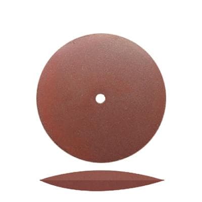 Dedeco Polyurethane Polisher Rubber Knife Edge Wheel, Fine, Brown, 7/8", 100/Pkg - Polyurethane Polisher - Polyurethane Polisher Rubber Knife Edge Wheel Fine Brown 7/8" 100/Pkg - Image 1
